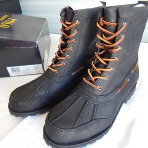 Polo Mens Leather lace up Boots